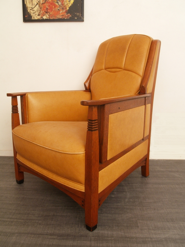 Oswald levenslang Prestigieus Schuitema fauteuil decoforma - art deco / jugendstil - Vintage Living Shop
